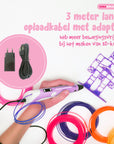 3D Pen Starterspakket - 100M Filament - 10 Kleuren - Roze