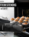 Ofenhandschuhe – Extra lang – 2 Stück