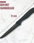 Steakmesser Set – 8-teilig – Schwarz