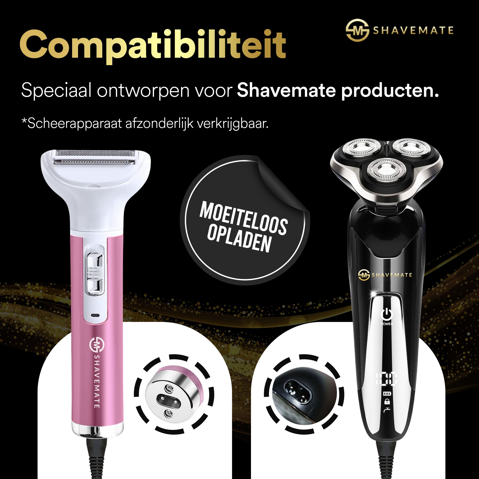 USB Oplaadkabel voor ShaveMate Scheerapparaten - 1 meter